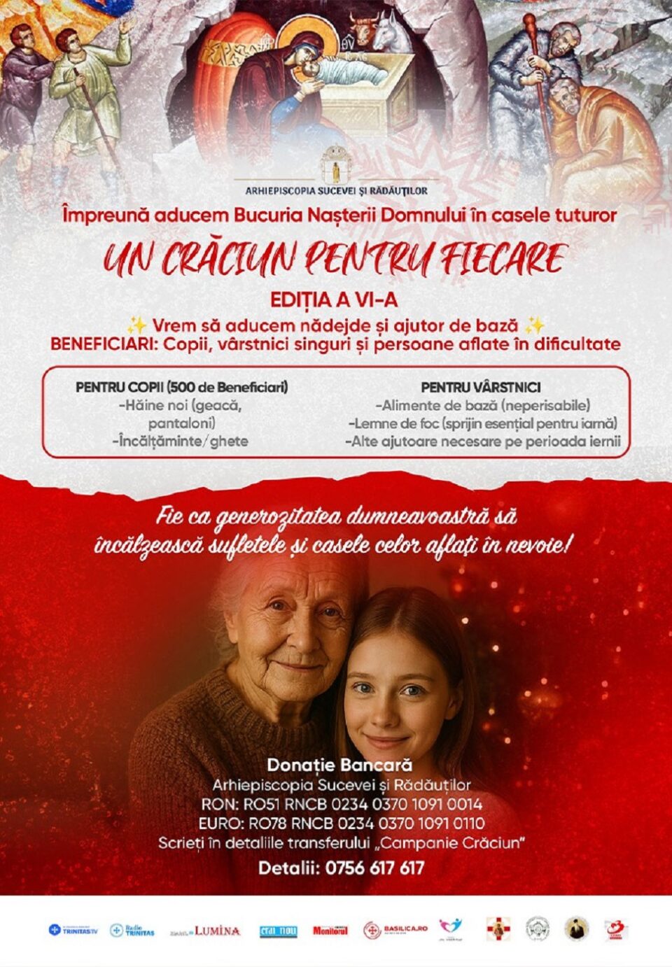 „Un Crăciun pentru Fiecare” – ediția a VI-a – O chemare la dragoste milostivă și faptă bună