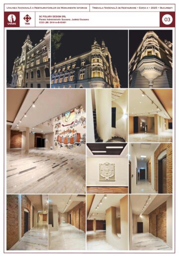 Proiectul de restaurare a Palatului Administrativ Suceava a primit premiul special al juriului, la Trienala națională de restaurare 2025