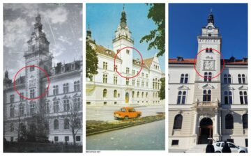 Sfântul Gheorghe și-a reluat locul pe fațada Palatului Administrativ din Suceava