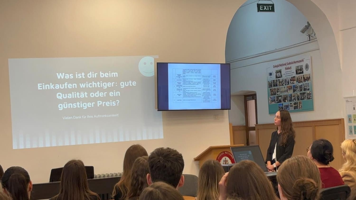 Elevi de la „Hurmuzachi”, recompensați pentru competențele în limba germană