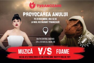 Un nou concept de restaurant ajunge în Suceava: Tyranozaur își deschide porțile pe 20 noiembrie