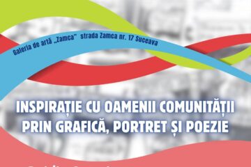 „Inspirație cu oamenii comunității prin grafică, portret și poezie”, expoziție, la Galeria de Artă Zamca
