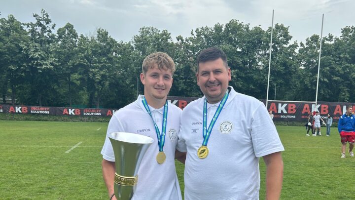 David Balan și antrenorul Codrin Prorociuc