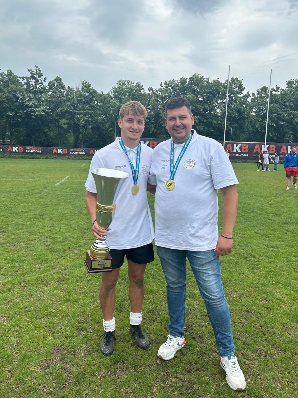 David Balan și antrenorul Codrin Prorociuc David Balan și antrenorul Codrin Prorociuc