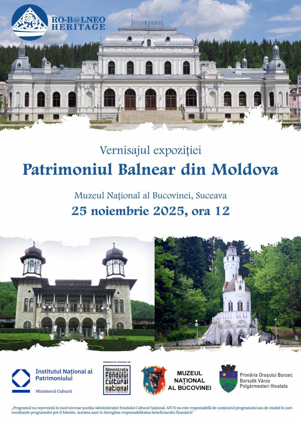 Expoziția foto-documentară „Patrimoniul balnear din Moldova”, la Muzeul Național al Bucovinei