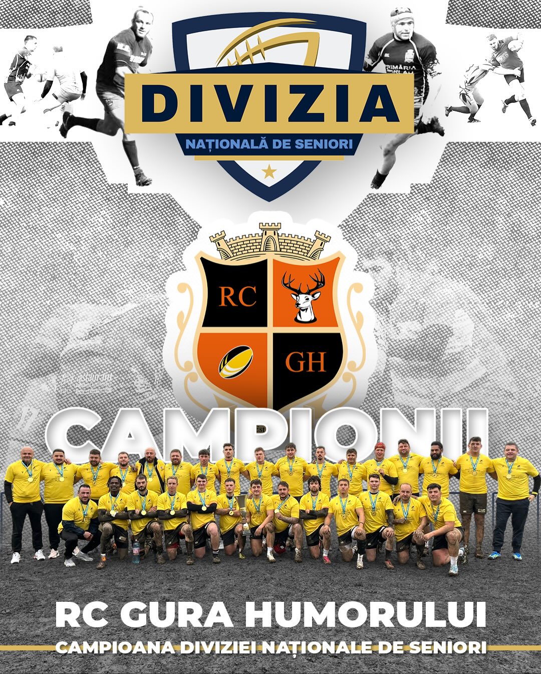 Humorenii au primit medaliile de campioni în Capitală, după ultimul meci al sezonului