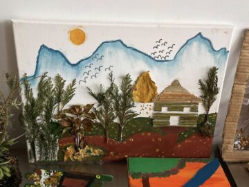 42 de tineri, din șase țări, au participat la ateliere de încondeiat ouă și pirogravură, la Poiana Stampei