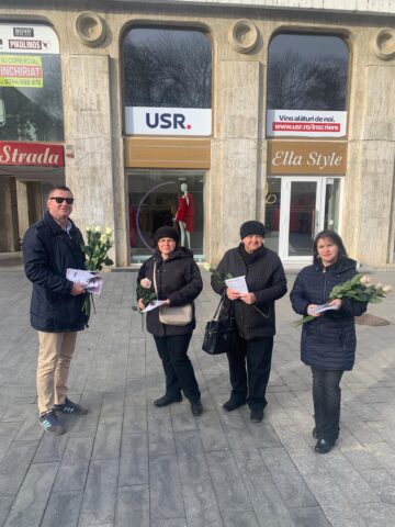 USR Suceava spune „Stop Violenței împotriva Femeii”, organizând o campanie de conștientizare în comunitate