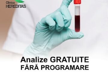 Analize gratuite, fără programare, la laboratorul Hereditas