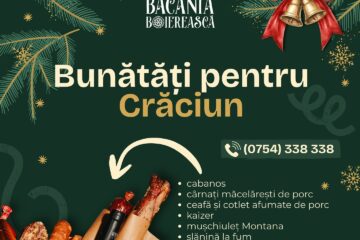 Comandă-ți bunătăți pentru Crăciun de la Băcănia Boierească. Preparate din carne curate, de calitate superioară Comandă-ți bunătăți pentru Crăciun de la Băcănia Boierească. Preparate din carne curate, de calitate superioară
