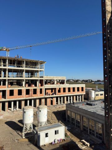 Unele lucrări din campusul universitar de la Moara sunt finalizate și în proporție de 90%