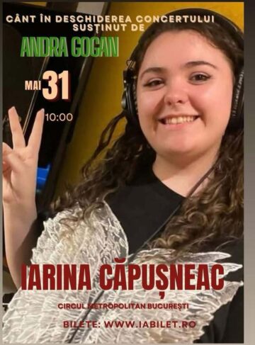 Iarina Căpușneac, ștefanista care impresionează cu vocea sa