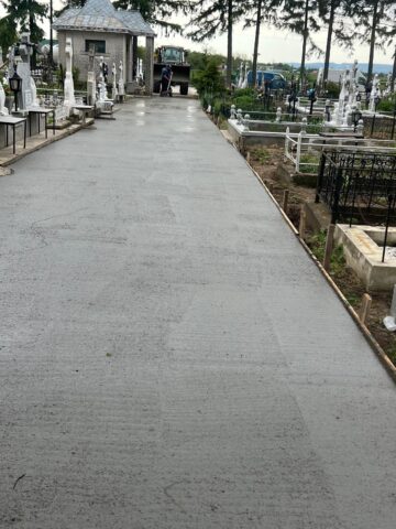 Cimitir din comuna Fântânele după un an de la preluarea mandatului