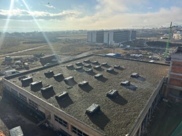 Unele lucrări din campusul universitar de la Moara sunt finalizate și în proporție de 90%