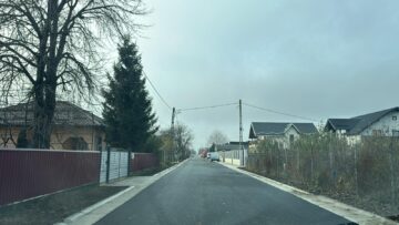 Strada Satul Nou din Stamate după asfaltare