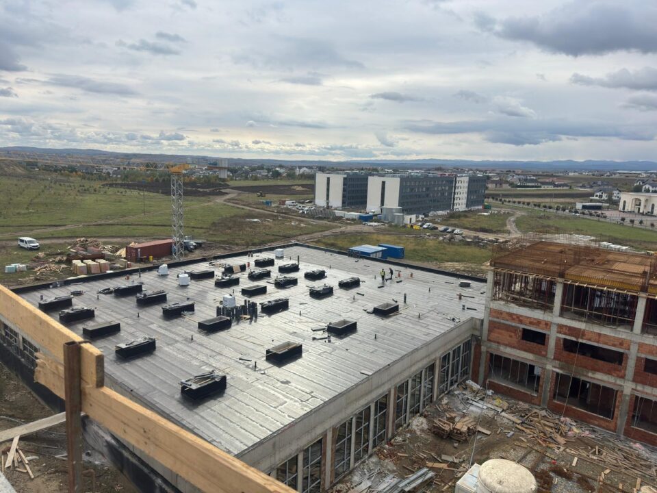 Unele lucrări din campusul universitar de la Moara sunt finalizate și în proporție de 90%