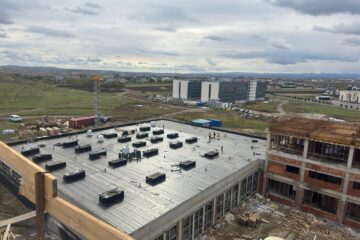 Unele lucrări din campusul universitar de la Moara sunt finalizate și în proporție de 90%