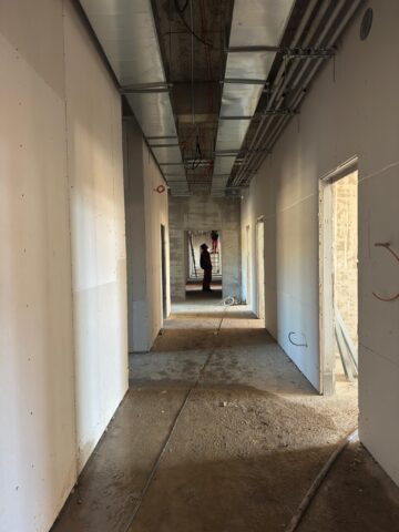 Unele lucrări din campusul universitar de la Moara sunt finalizate și în proporție de 90%