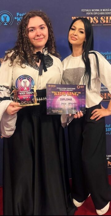 Iarina Căpușneac, ștefanista care impresionează cu vocea sa