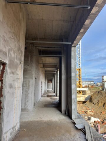 Unele lucrări din campusul universitar de la Moara sunt finalizate și în proporție de 90%