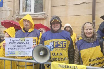 Traian Pădureț, la protest, la București: „Un ministru adevărat își apară subalternii”