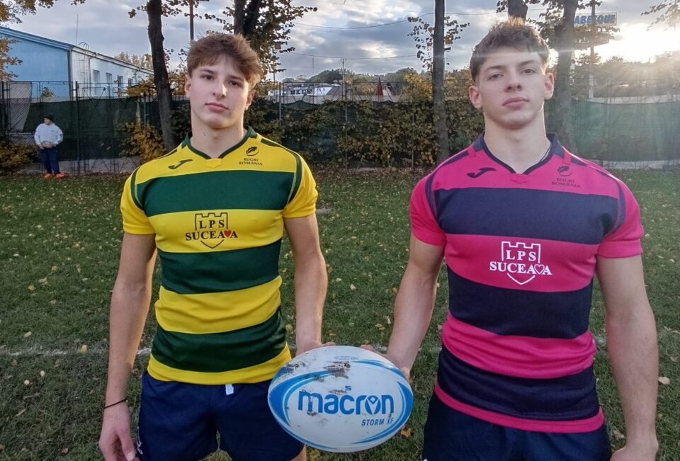 Doi frați din Putna, olimpici naționali și cu rezultate foarte bune la rugby, unde impresionează prin viteză și fizic