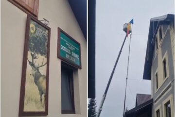 Drapelul României, arborat la sediul Ocolului Silvic Breaza, de Ziua Bucovinei Drapelul României, arborat la sediul Ocolului Silvic Breaza, de Ziua Bucovinei