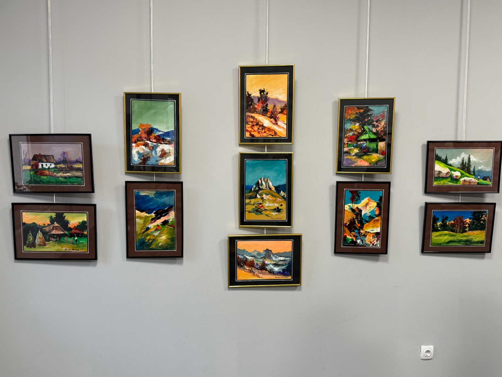 Expoziție dedicată Zilei Bucovinei, lansată de artistul Radu Bercea sub denumirea „Culorile Bucovinei”, la Gura Humorului