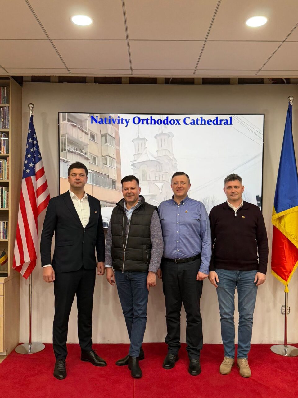 Delegația Sucevei, condusă de viceprimarul Daniel Ungurian, primită cu brațele deschise de reprezentanții comunităților românești din America