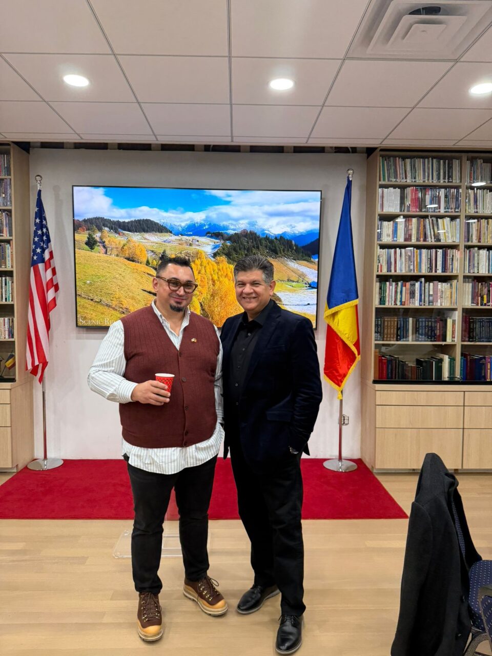 Delegația Sucevei, condusă de viceprimarul Daniel Ungurian, primită cu brațele deschise de reprezentanții comunităților românești din America