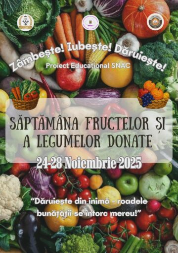 „Săptămâna fructelor și a legumelor donate” la Liteni – O nouă activitate SNAC în sprijinul vârstnicilor din comunitate