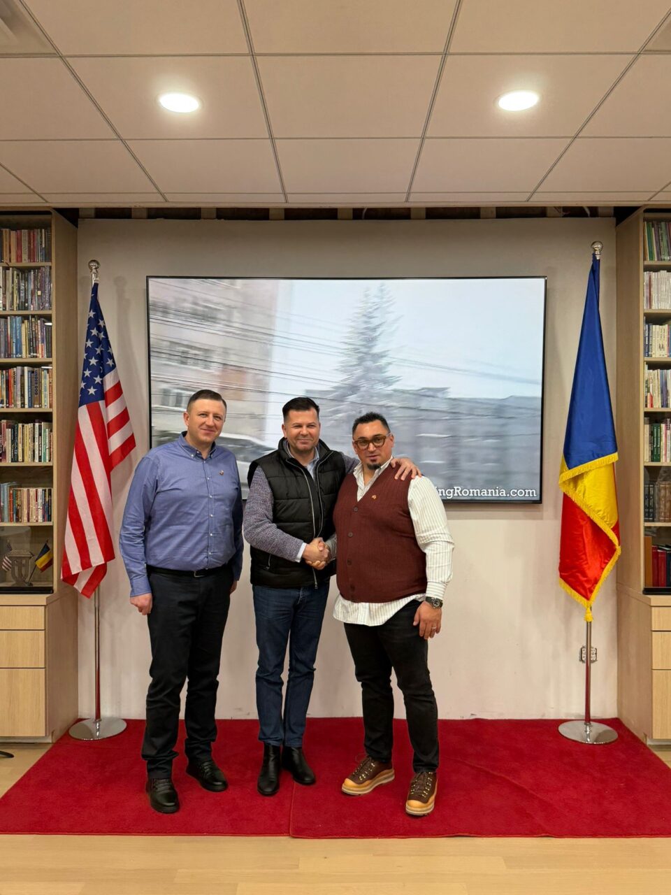 Delegația Sucevei, condusă de viceprimarul Daniel Ungurian, primită cu brațele deschise de reprezentanții comunităților românești din America