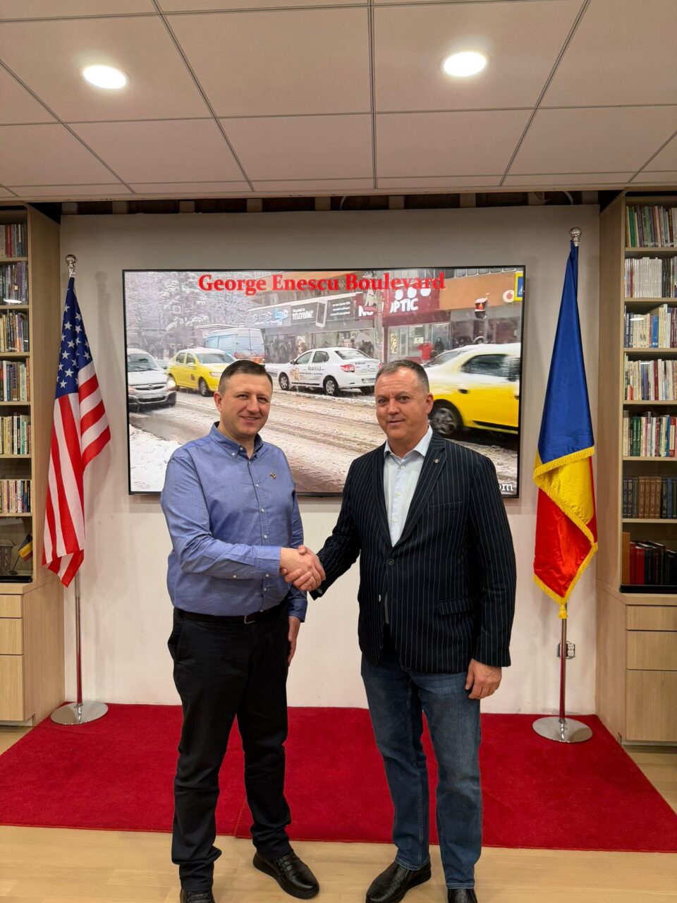 Delegația Sucevei, condusă de viceprimarul Daniel Ungurian, primită cu brațele deschise de reprezentanții comunităților românești din America