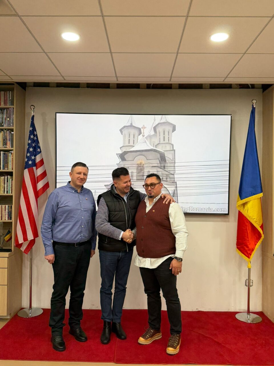Delegația Sucevei, condusă de viceprimarul Daniel Ungurian, primită cu brațele deschise de reprezentanții comunităților românești din America