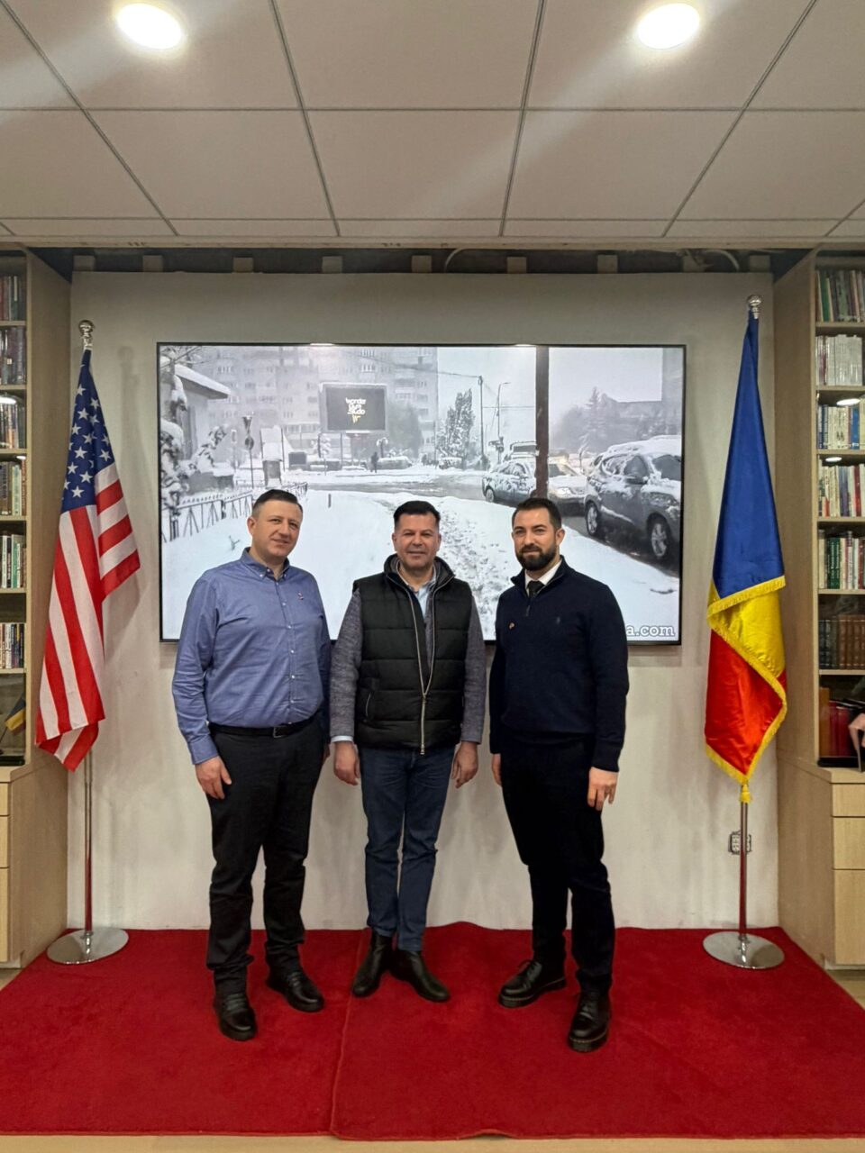 Delegația Sucevei, condusă de viceprimarul Daniel Ungurian, primită cu brațele deschise de reprezentanții comunităților românești din America