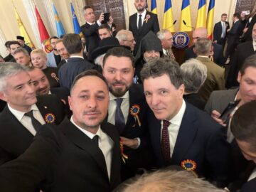 La invitația președintelui Nicușor Dan, primarul din Rădăuți, Bogdan Loghin, a participat la evenimentele organizate la București de Ziua Națională