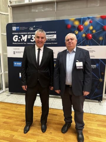 Oportunitățile din Siret, prezentate de primarul Adrian Popoiu la Stuttgart, la conferința de afaceri Germania – România – Republica Moldova