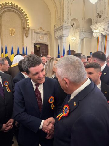 Vicepreședintele PNL Suceava, Dumitru Mihalescul, a făcut parte din delegația oficială a liberalilor la recepția organizată de președintele Nicușor Dan de Ziua Națională