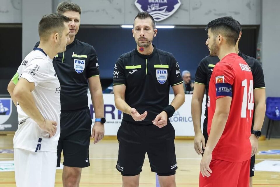 Suceveanul Vlad Ciobanu arbitrează în UEFA Futsal Champions League