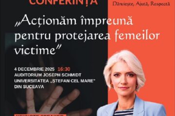 Alina Gorghiu, prezentă joi, la Suceava, la Conferința „Acționăm împreună pentru protejarea femeilor victime”