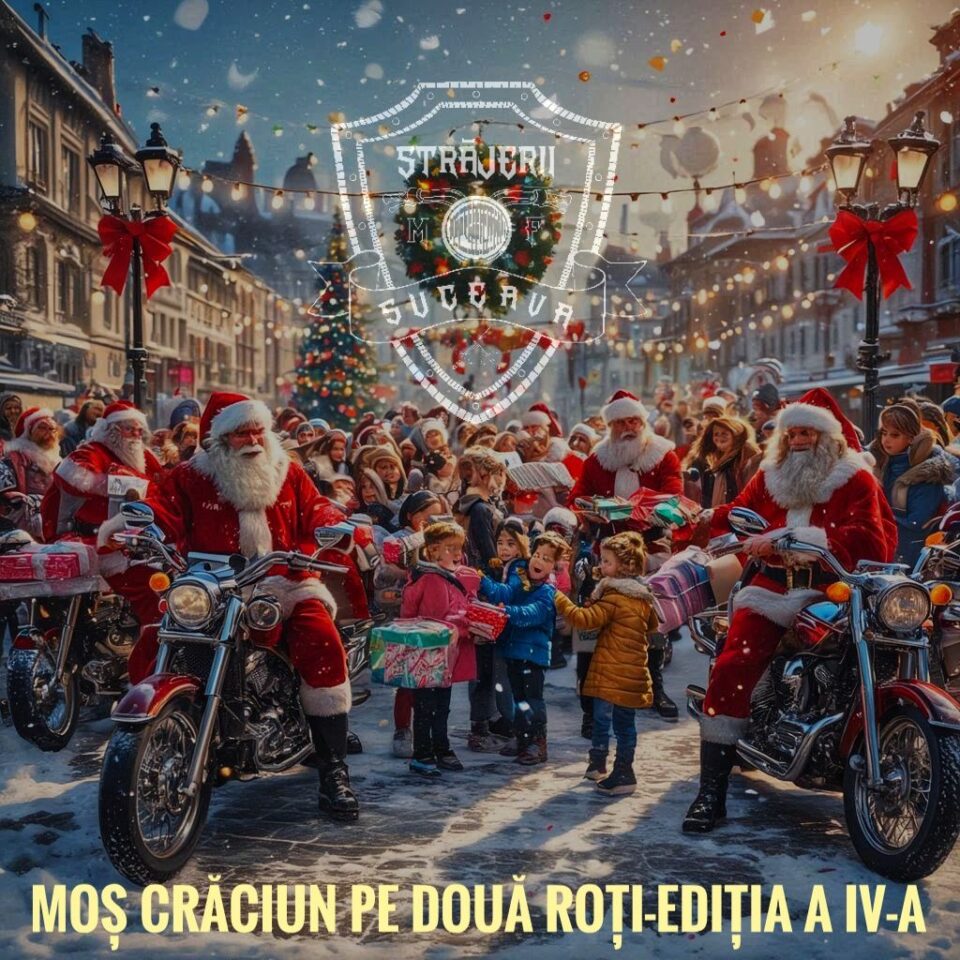 ”Moș Crăciun pe două roți” revine în Suceava, în două săptămâni