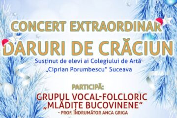 Concert de colinde al elevilor Colegiului de Artă, săptămâna viitoare