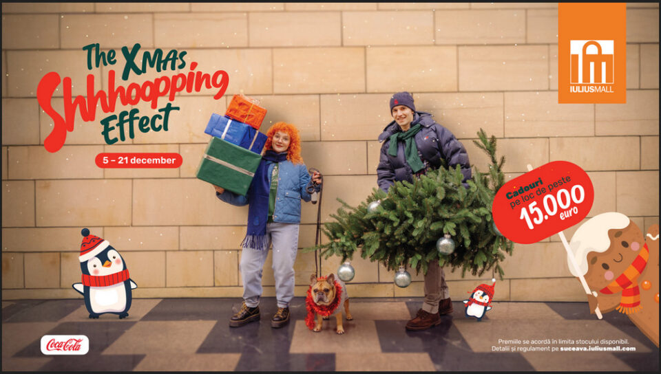 Cumpără cadourile perfecte de Crăciun și poți câștiga electrocasnice premium la Iulius Mall Suceava Cumpără cadourile perfecte de Crăciun și poți câștiga electrocasnice premium la Iulius Mall Suceava