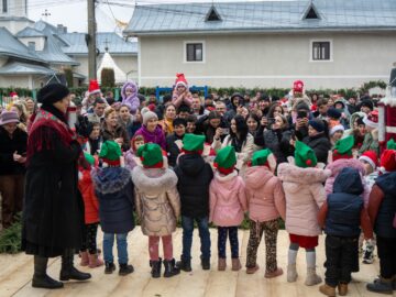 Deschiderea parcului „Brăduțul” din Moldovița, de Moș Nicolae