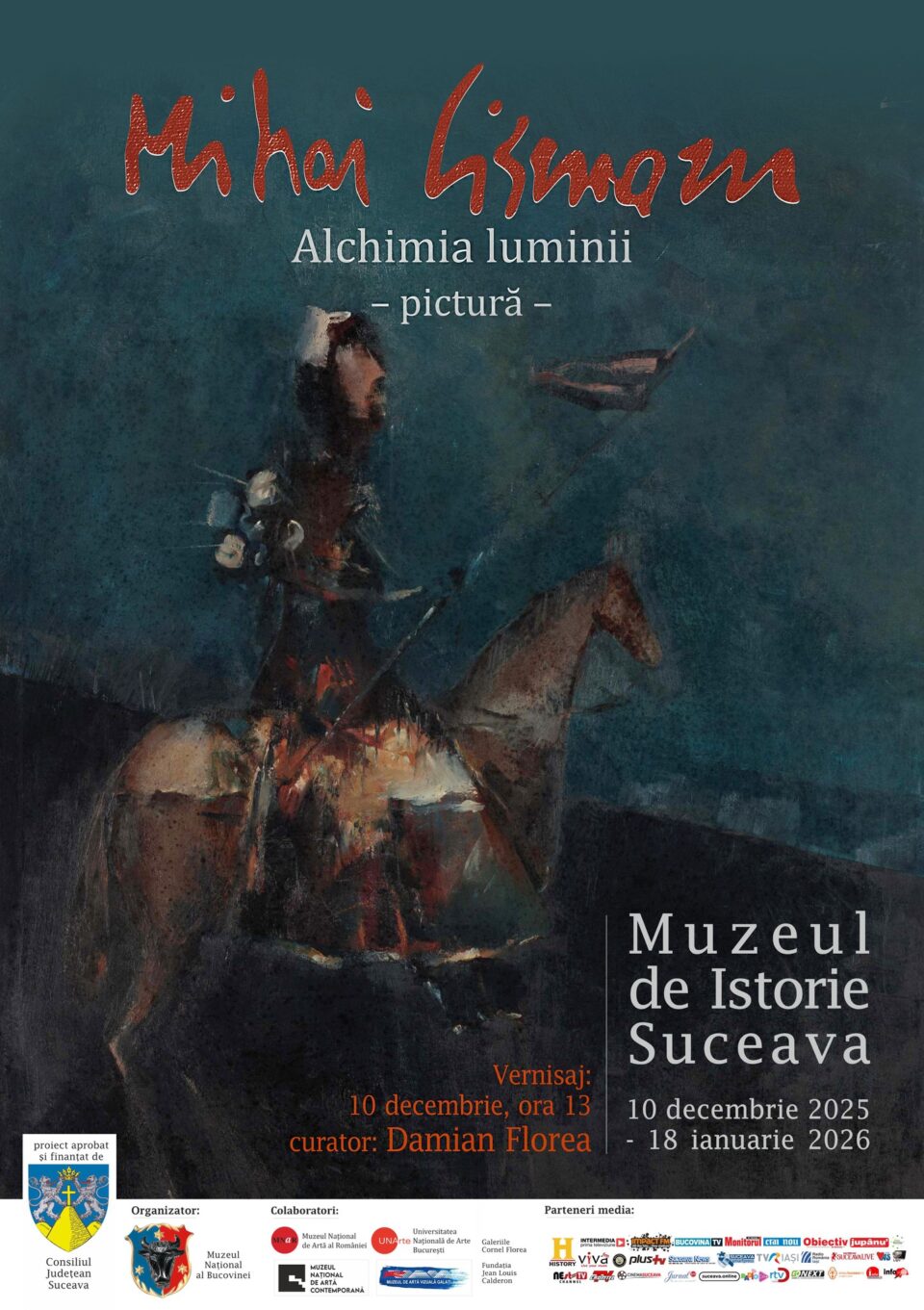 Vernisajul expoziției „Mihai Cismaru – Alchimia Luminii”, miercuri, la Muzeul de Istorie