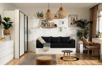 Mobilierul de living care îți organizează casa și îi conturează identitatea