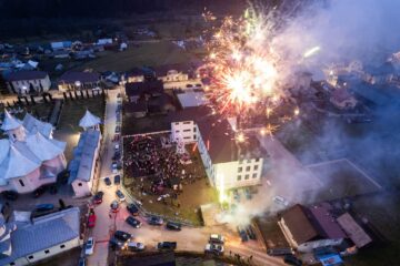 Deschiderea parcului „Brăduțul” din Moldovița, de Moș Nicolae