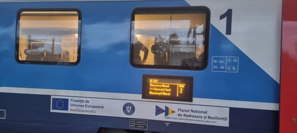 Locomotivele și vagoanele modernizate ale CFR vor ajunge la Suceava cu noile trenuri InterCity