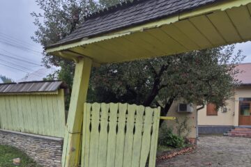 Un cal breaz obișnuit să conducă fără permis și-a adăugat în palmares și distrugerea gardului unei case