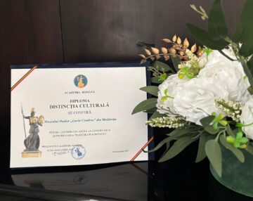 Muzeul Ouălor ,,Lucia Condrea” din Moldovița a primit „Distincția Culturală” din partea Academiei Române